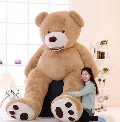 130cm Huge Big America Bear Stuffed Animal Teddy Bear Cover Plush Soft Toy Doll Pillow Cover