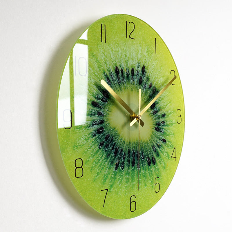 Luxury Silent Wall Clock Living Room Glass Clocks Wall