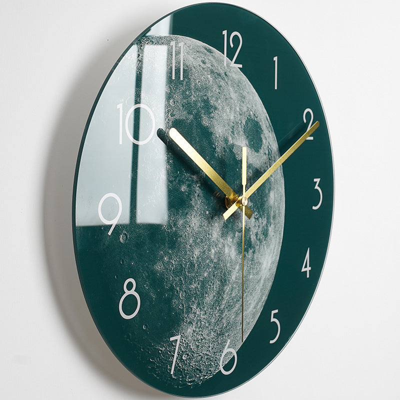 Luxury Silent Wall Clock Living Room Glass Clocks Wall