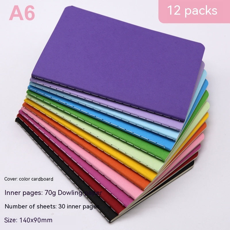 Solid Color Notebook Simple Portable