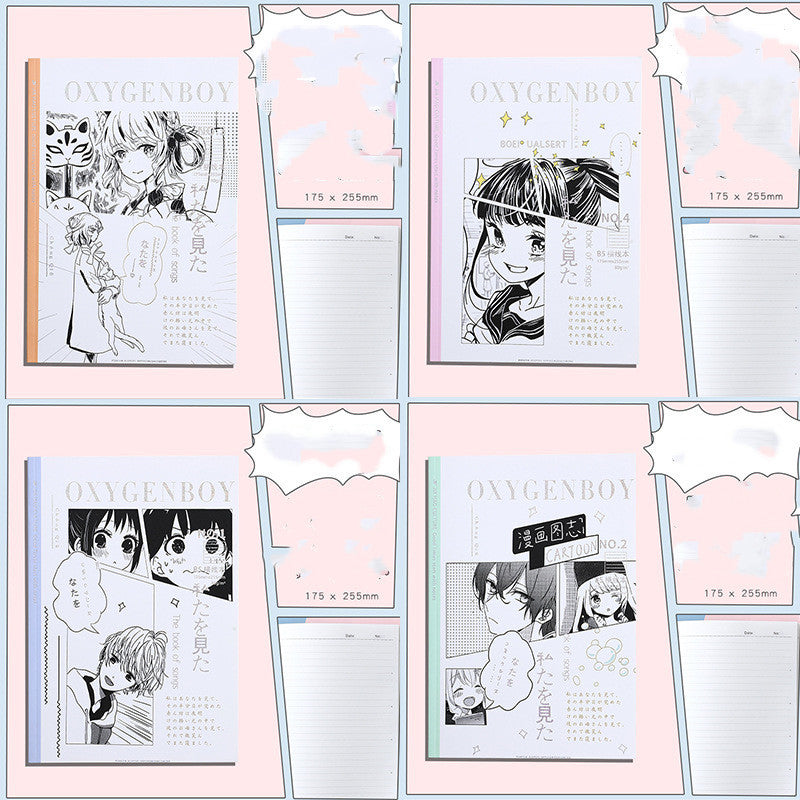 B5 Cute Cartoon Comic Series Notebook