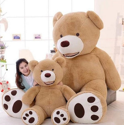 130cm Huge Big America Bear Stuffed Animal Teddy Bear Cover Plush Soft Toy Doll Pillow Cover