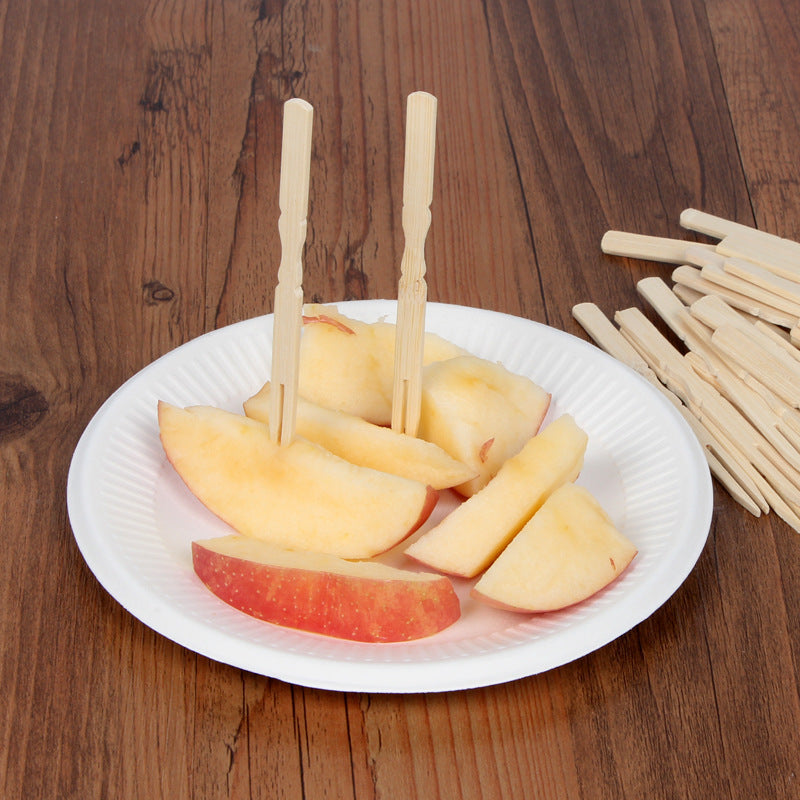 500pcs disposable bamboo fruit picks