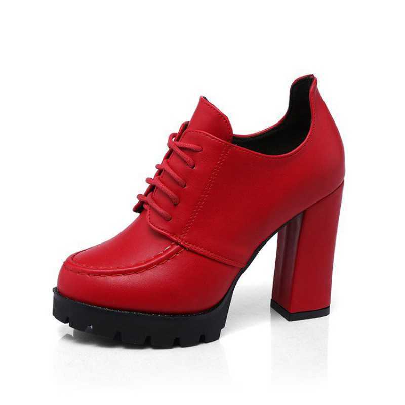 Women's Platform With Thick Heels And High Heels