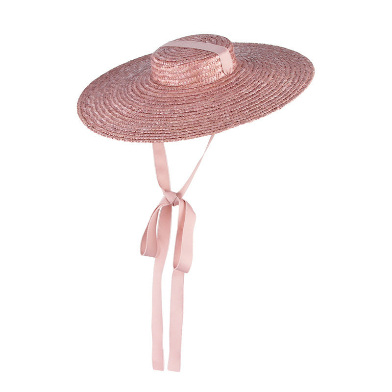 Seaside Beach Hat British Raffia Hat Summer Vacation Sun Protection Sun Hat