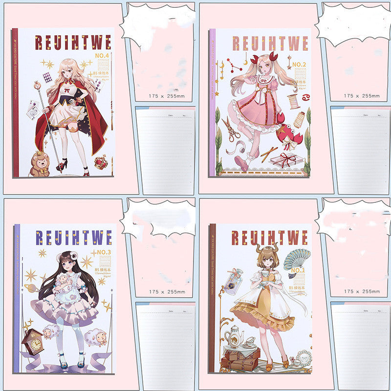 B5 Cute Cartoon Comic Series Notebook