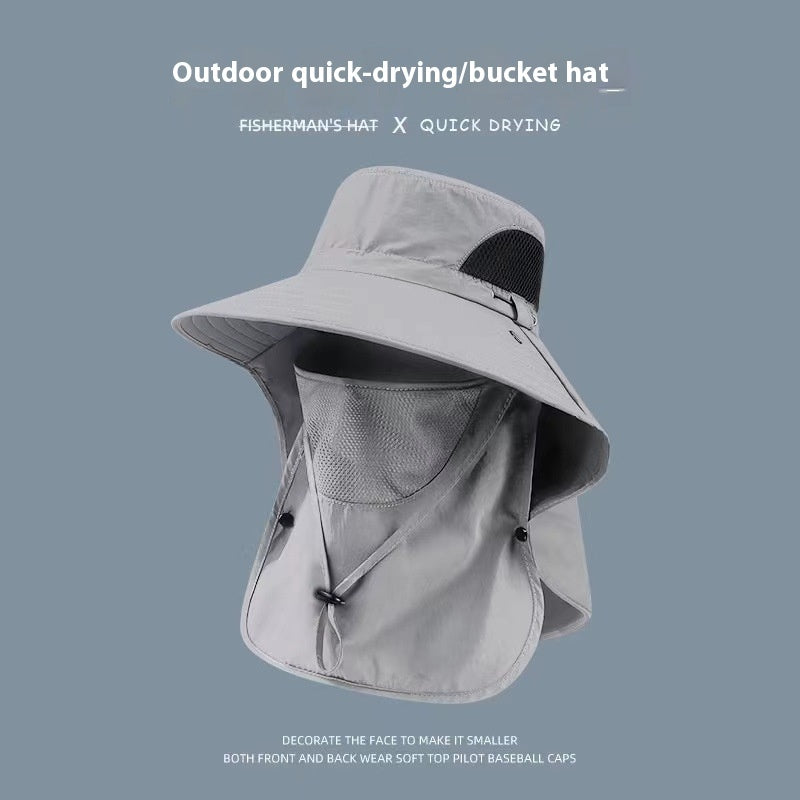 Face Cover Neck Protection Summer Big Brim UV Protection Sun Hat