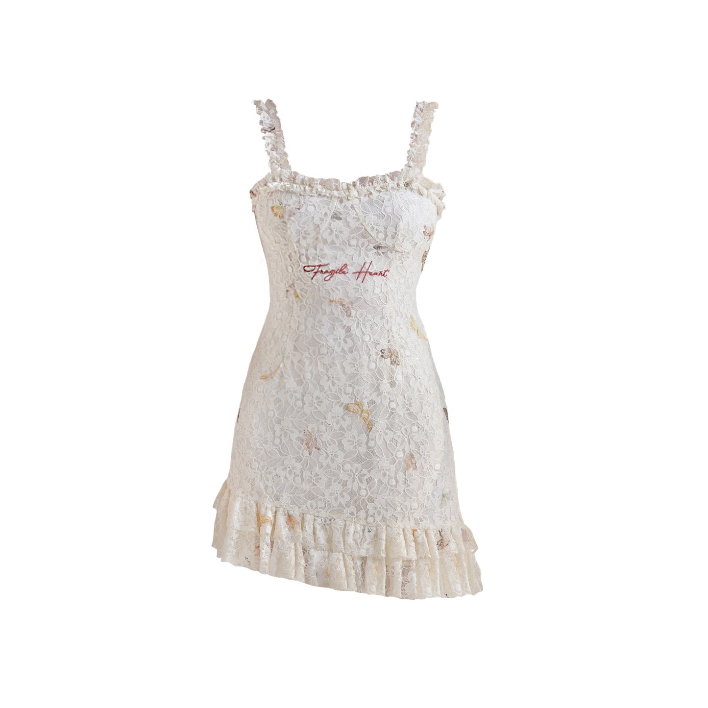 Slim Lace Embroidery Dress Women