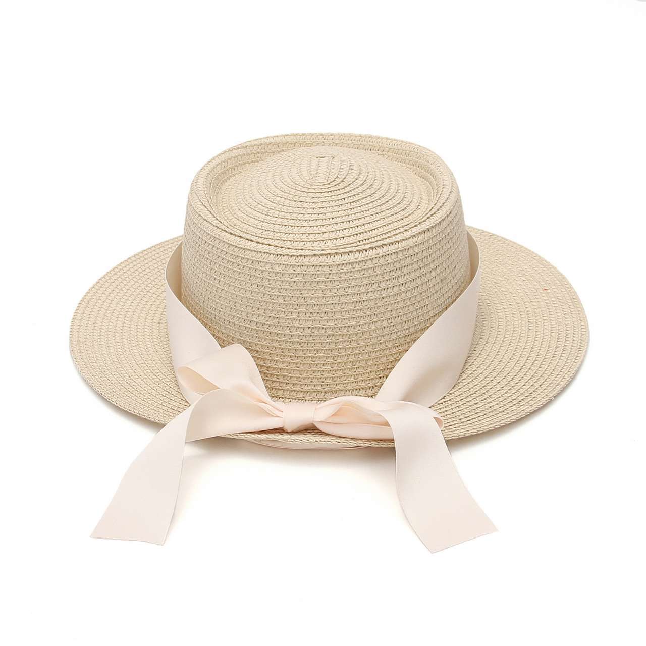 Seaside Beach Hat British Raffia Hat Summer Vacation Sun Protection Sun Hat