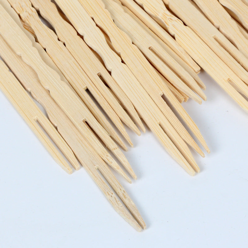 500pcs disposable bamboo fruit picks