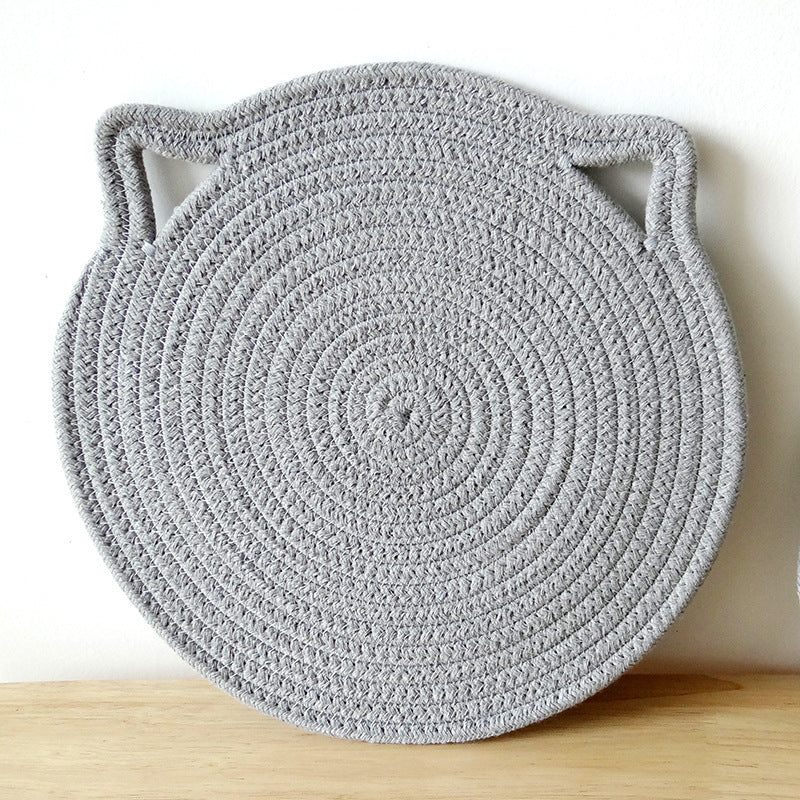 Hanging table mat with cat ears Kitchen accessories