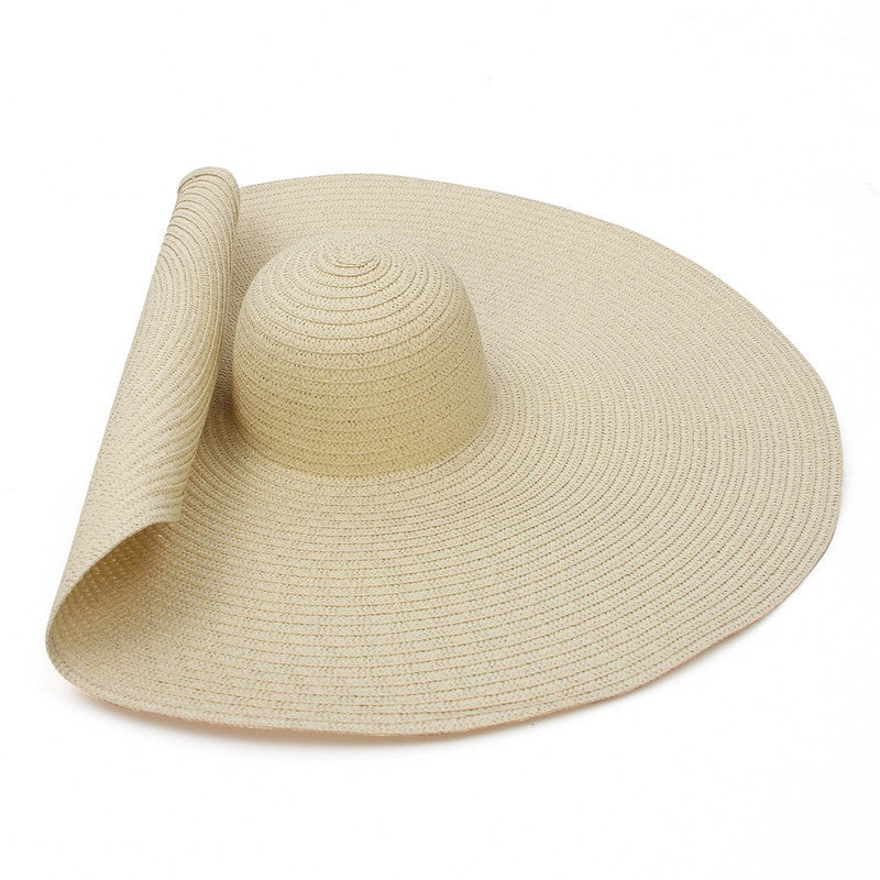 Seaside Beach Hat British Raffia Hat Summer Vacation Sun Protection Sun Hat