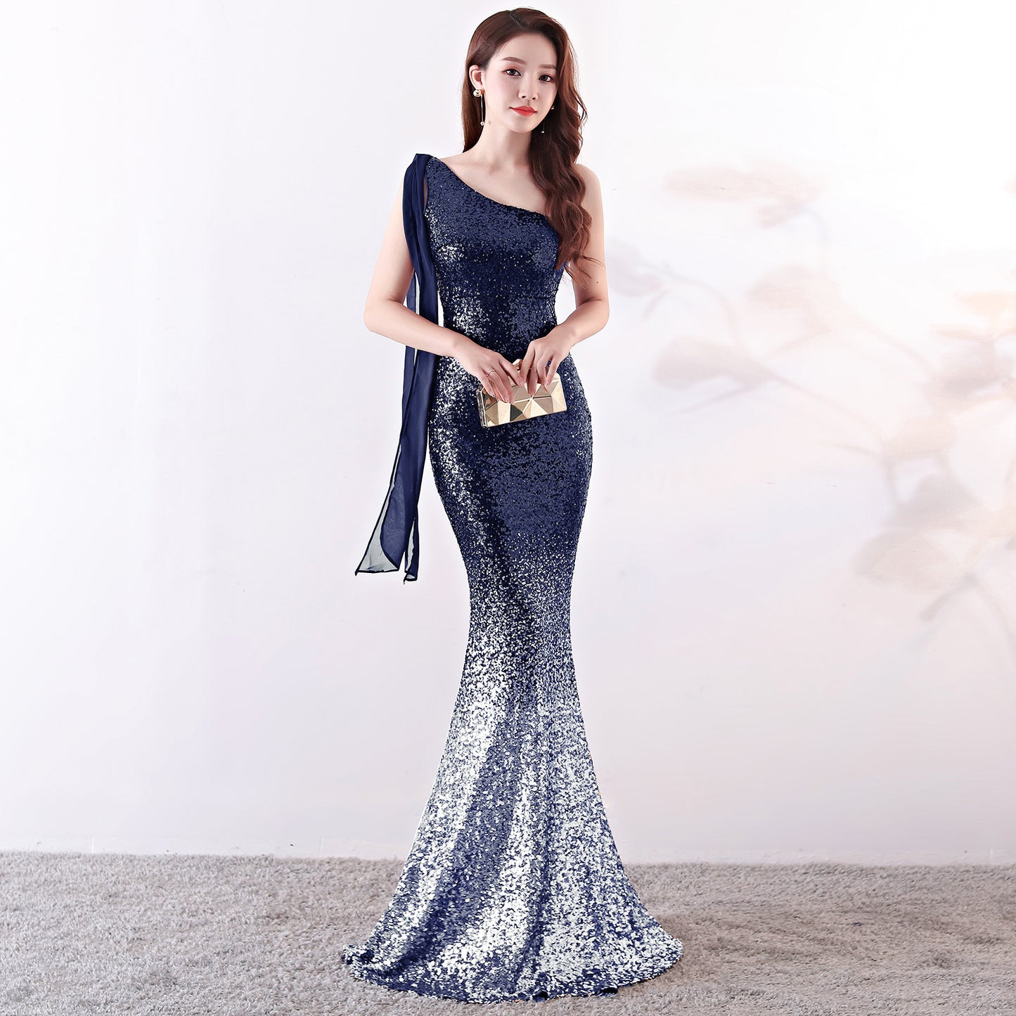 Party dress long banquet slim fit