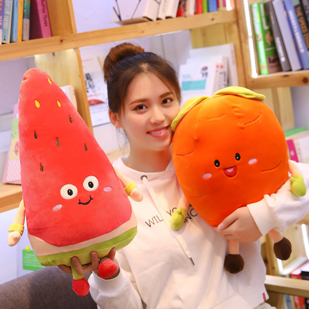 Realistic fruit plush toys