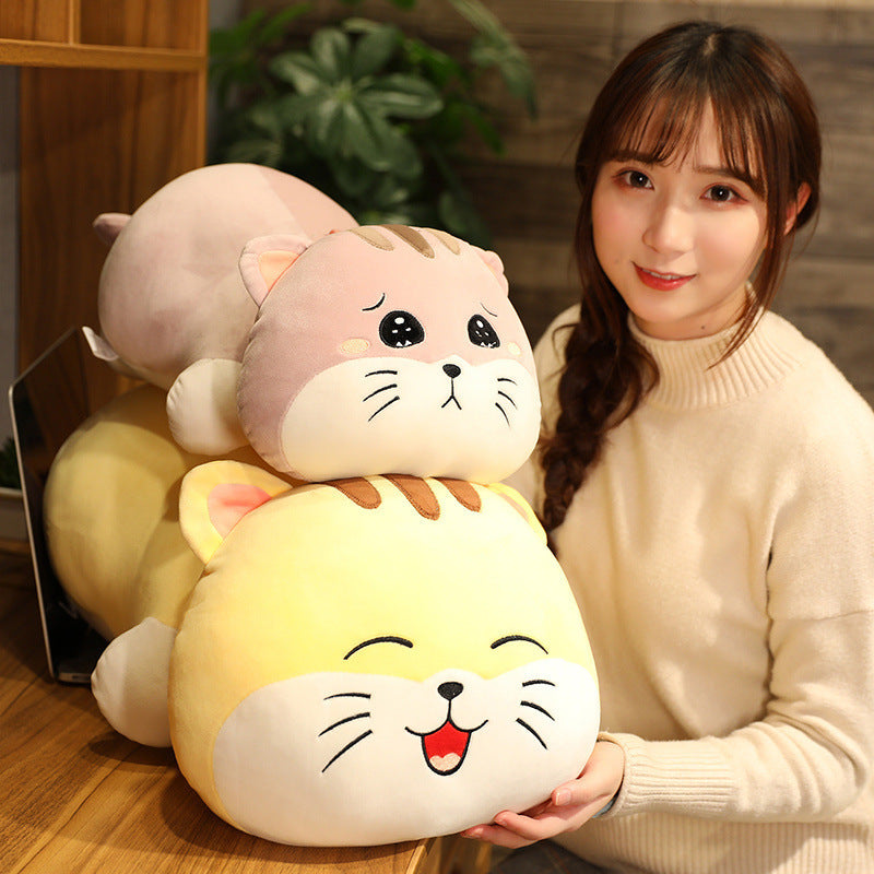 Chubby Cat Pillow Soft Stuffed Plush Toy