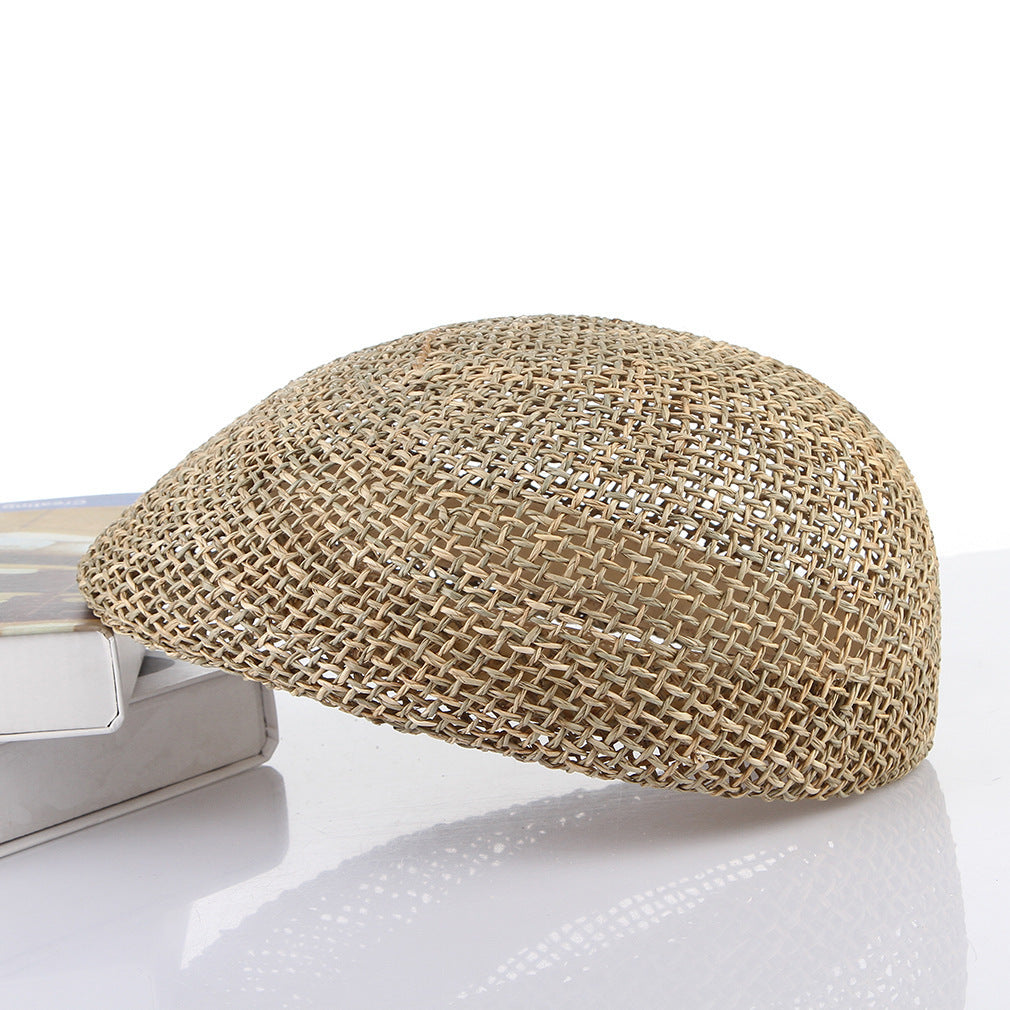 Seaside Beach Hat British Raffia Hat Summer Vacation Sun Protection Sun Hat